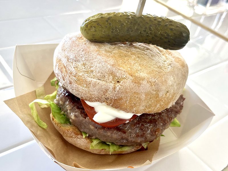 Chesil Beach Cafe Beef Burger