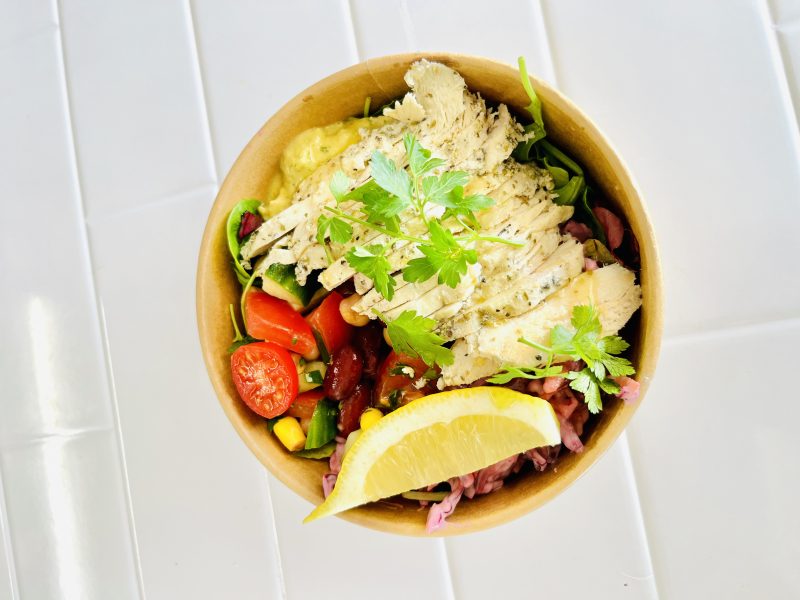 Chesil Beach Cafe Marinated Chicken Beach Bowl
