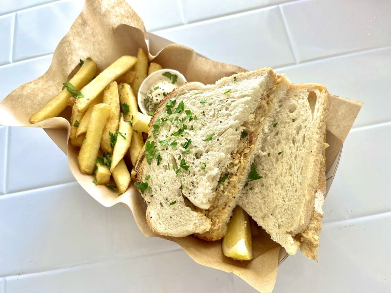 Chesil Beach Cafe Crab Sandwich