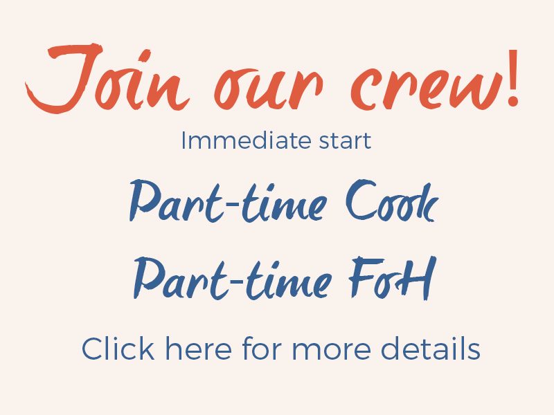 Part time job Abbotsbury Cook FOH
