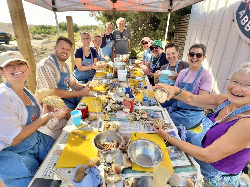 Chesil Beach Cafe Crab Crack Class with Mark Hix