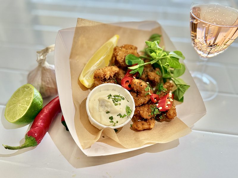 Chesil Beach Cafe Abbotsbury Dorset Best Seafood Crispy Squid UK