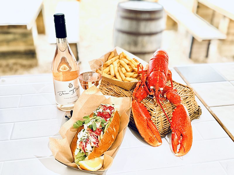 Chesil Beach Cafe Abbotsbury Dorset Best Seafood Lobster Roll