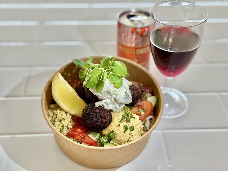 Chesil Beach Cafe Dorset Salad Beach Bowl Falafal